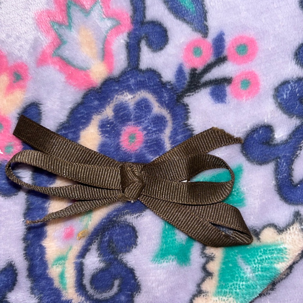 Fabric Brown Bow